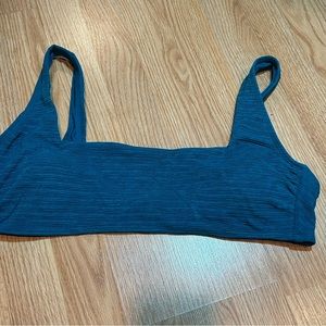 Turquoise bikini swim‎ top